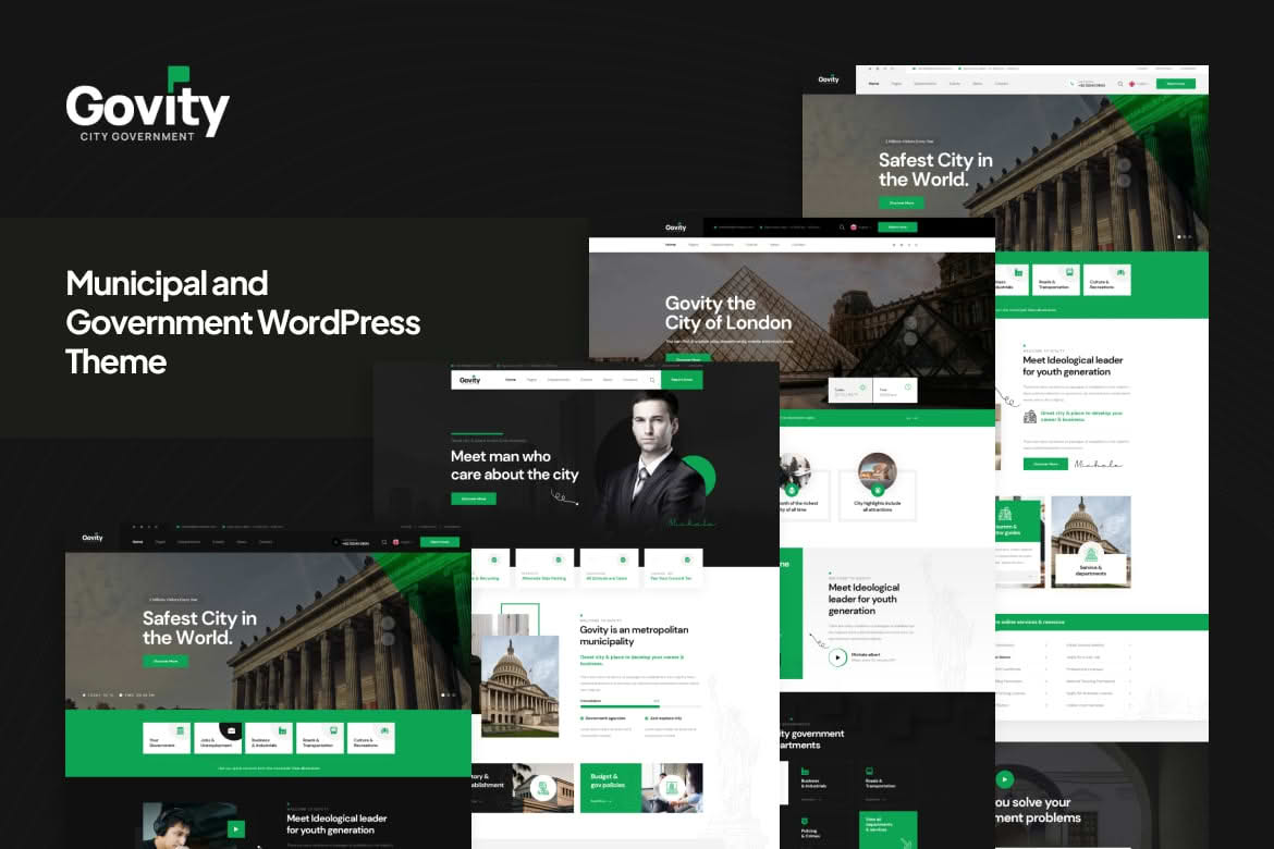 Download Govity - Municipal and Government WordPress Theme GPL WordPress Plugin