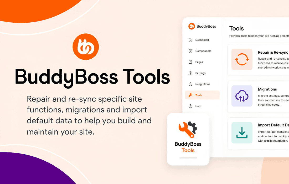 Download BuddyBoss Tools GPL WordPress Plugin