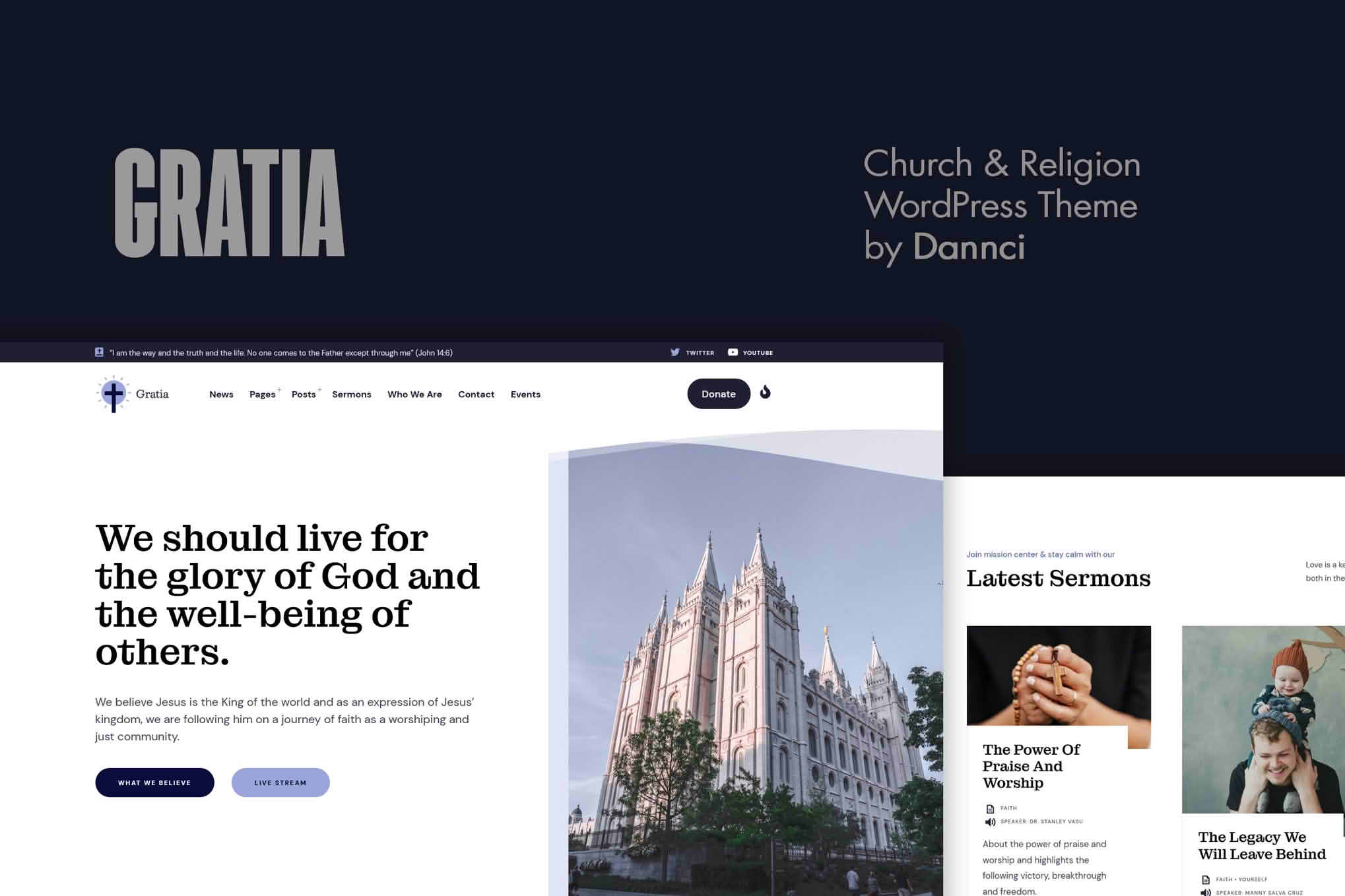 Download Gratia - Church & Religion WordPress Theme GPL WordPress Plugin