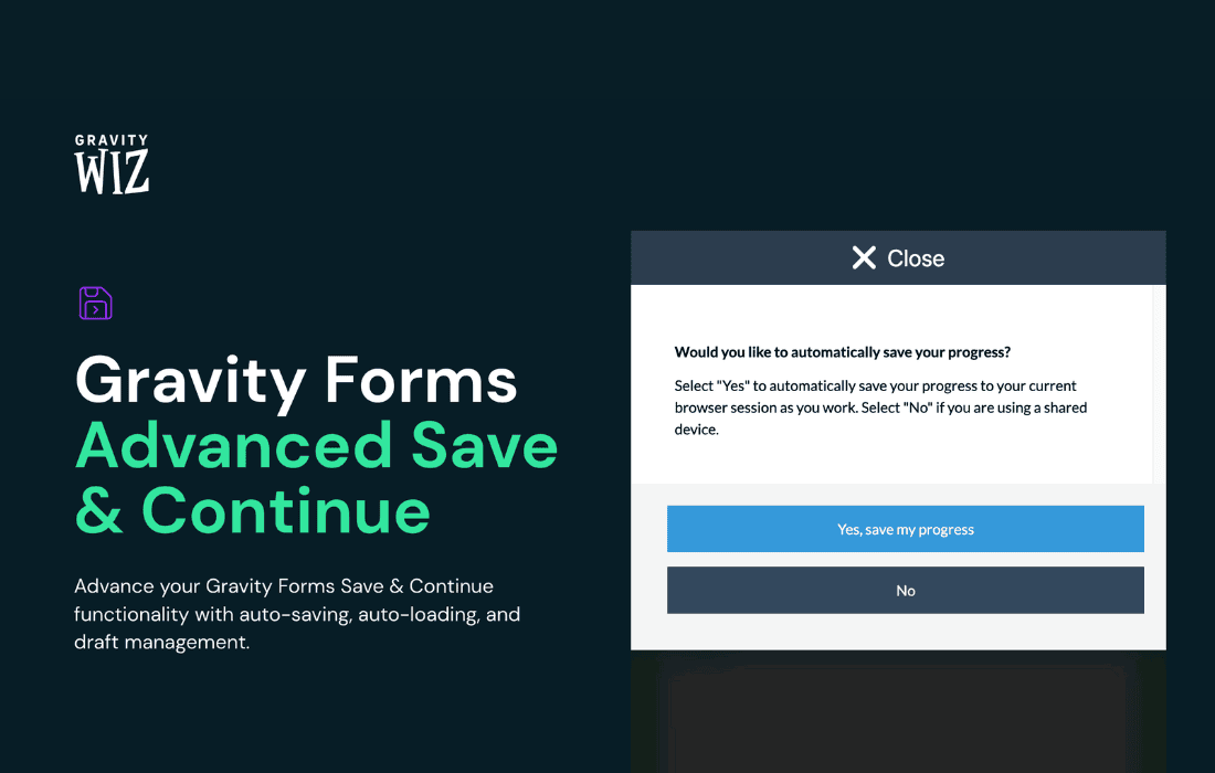 Download Gravity Perks Advanced Save & Continue
