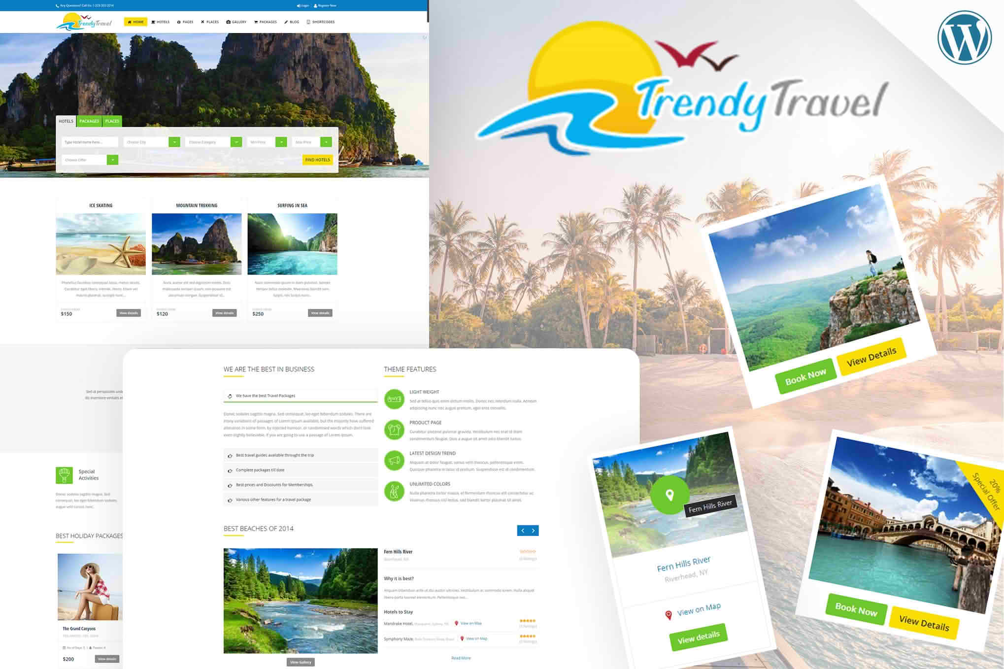 Download Great Fishing - Fishing & Hunting WordPress Theme GPL WordPress Plugin