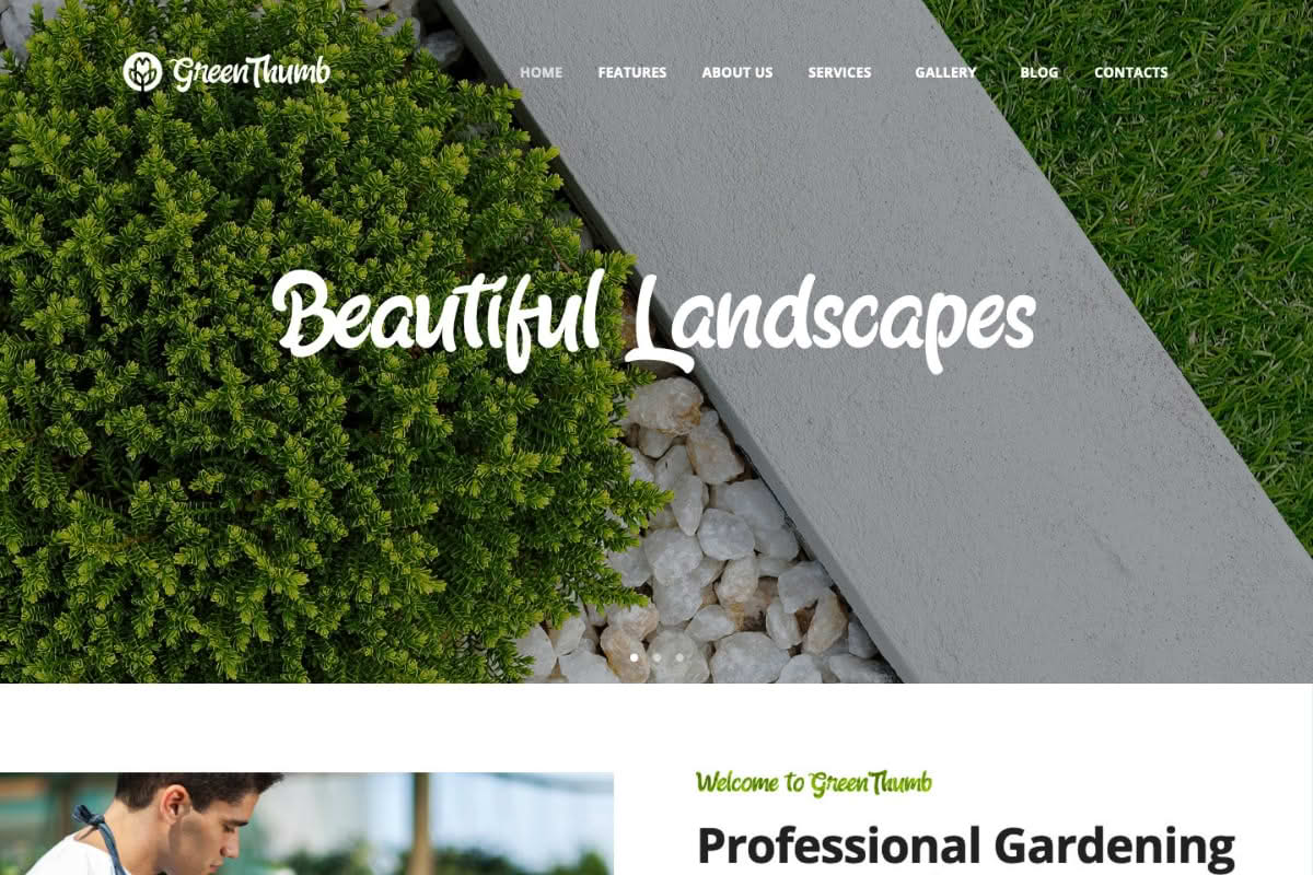 Download Green Thumb | Gardening & Landscaping Services WordPress Theme GPL WordPress Plugin