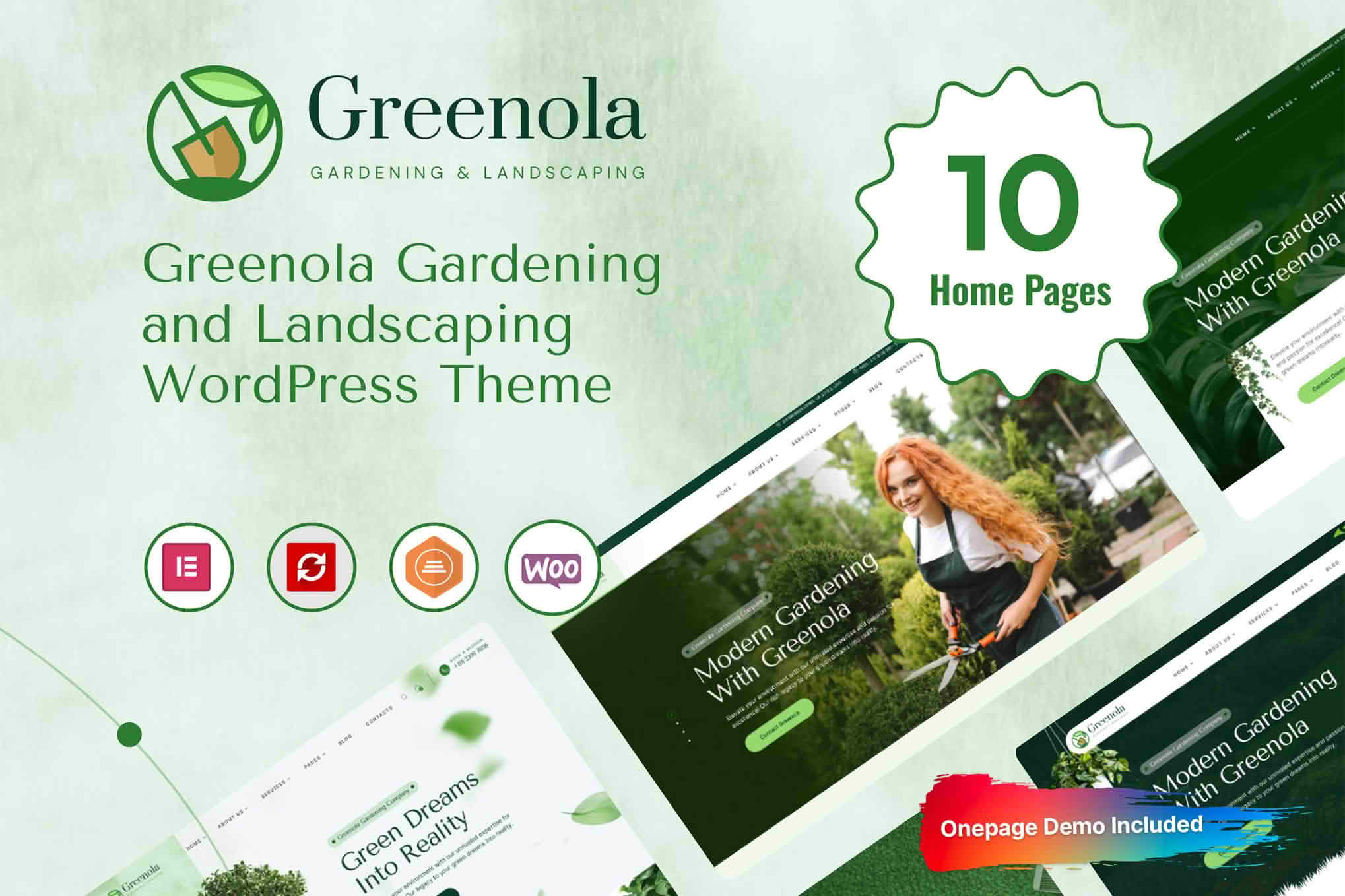 Download Greenola - Gardening & Landscaping WordPress Theme GPL WordPress Plugin