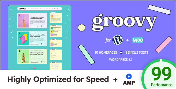 Download Groovy - Modern & Lightweight Blog for WordPress GPL WordPress Plugin