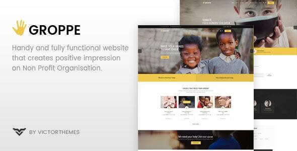 Download Groppe - Nonprofit WordPress Theme GPL WordPress Plugin