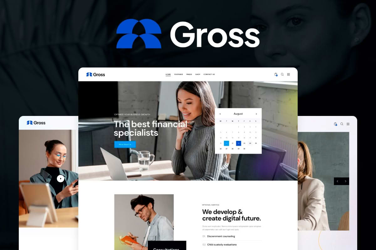 Download Gross - Business & Consulting WordPress Theme GPL WordPress Plugin