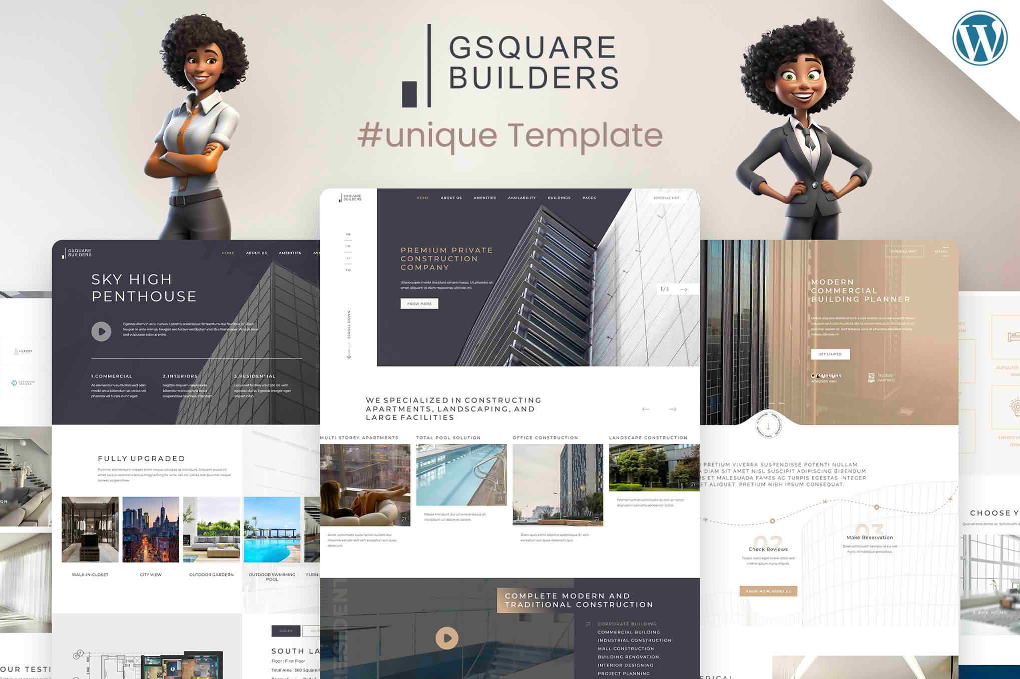 Download Gsquare - Real Estate Theme GPL WordPress Plugin