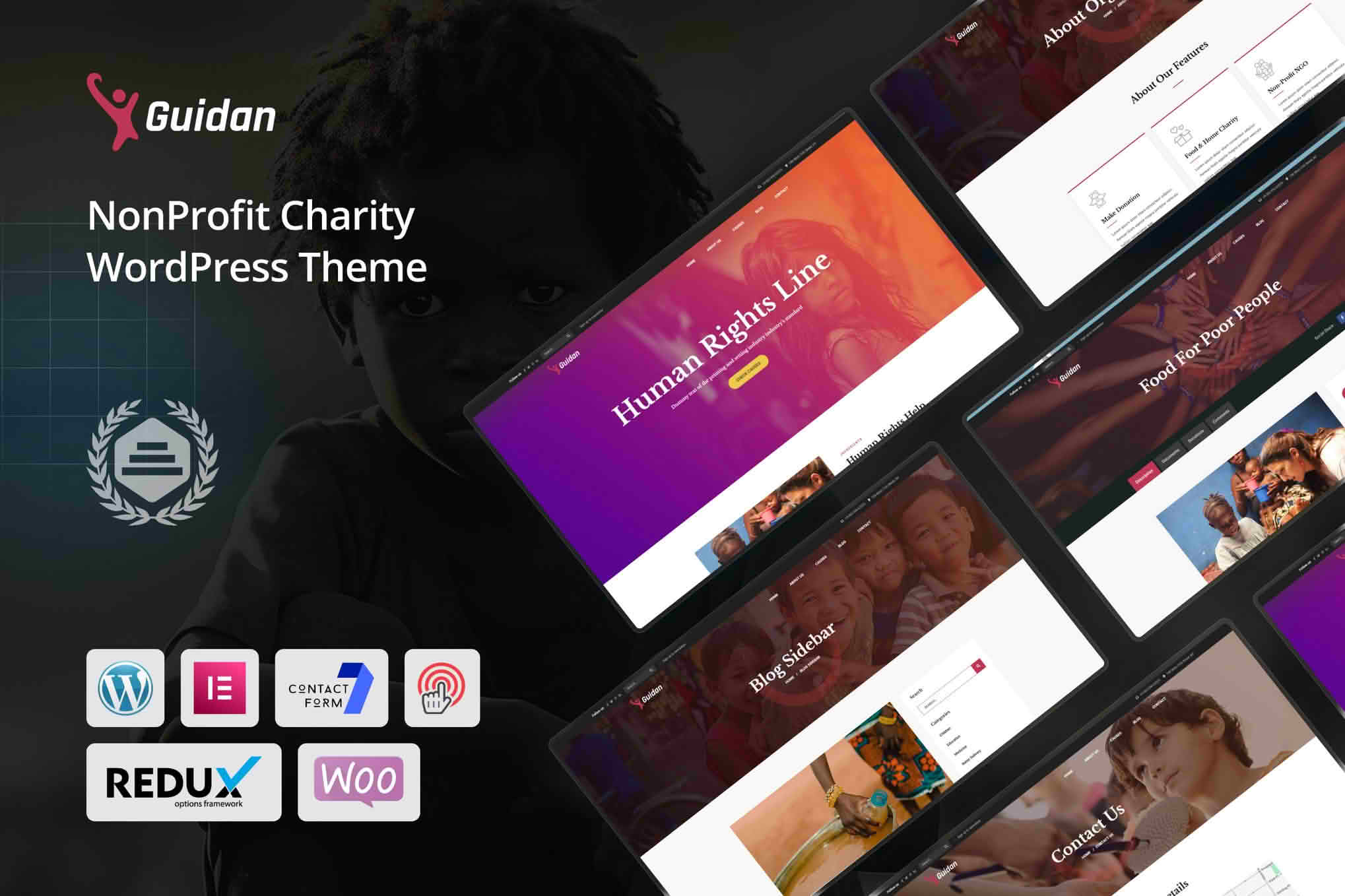 Download Guidan - NonProfit Charity WordPress Theme GPL WordPress Plugin