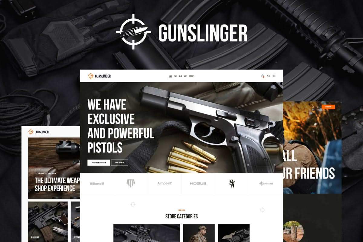 Download Gunslinger — Gun Store & Hunting WordPress Theme GPL WordPress Plugin