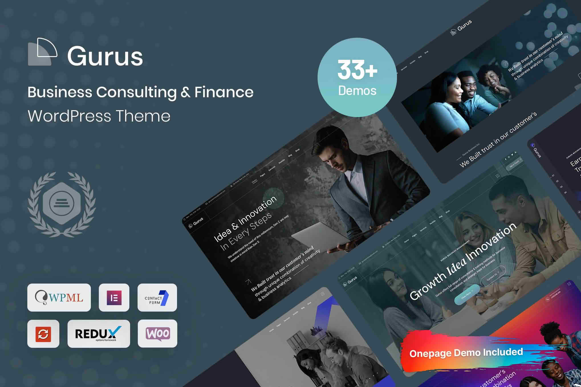 Download Gurus - Business Consulting WordPress Theme GPL WordPress Plugin