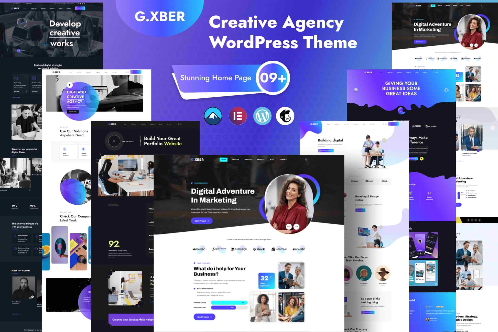 Download Gxber - Creative Agency WordPress Theme GPL WordPress Plugin