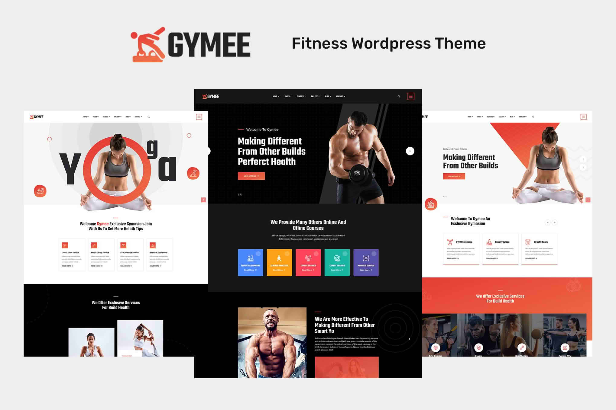 Download Gymee - Fitness WordPress Theme GPL WordPress Plugin