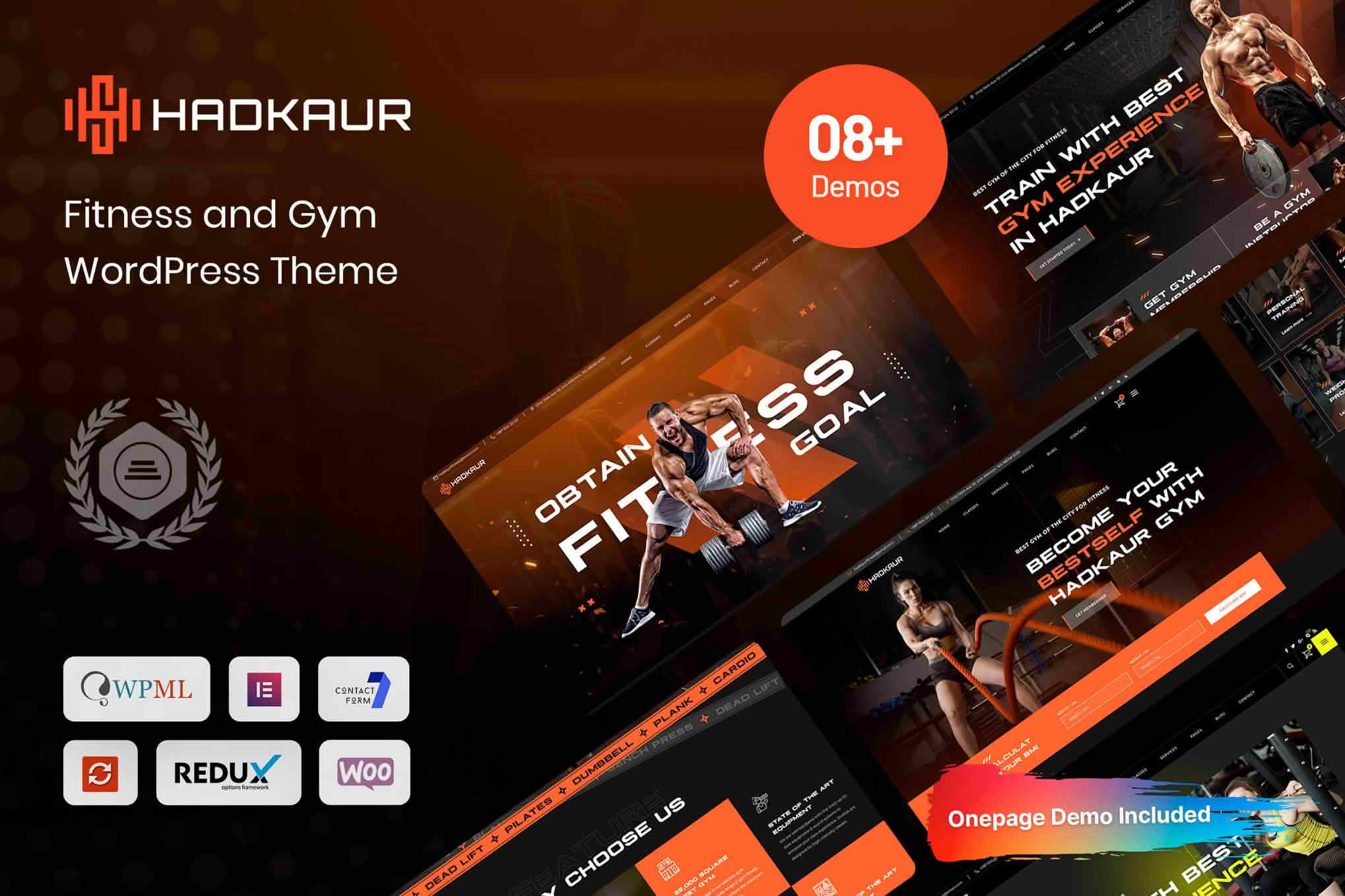 Download Hadkaur - Fitness and Gym WordPress Theme GPL WordPress Plugin