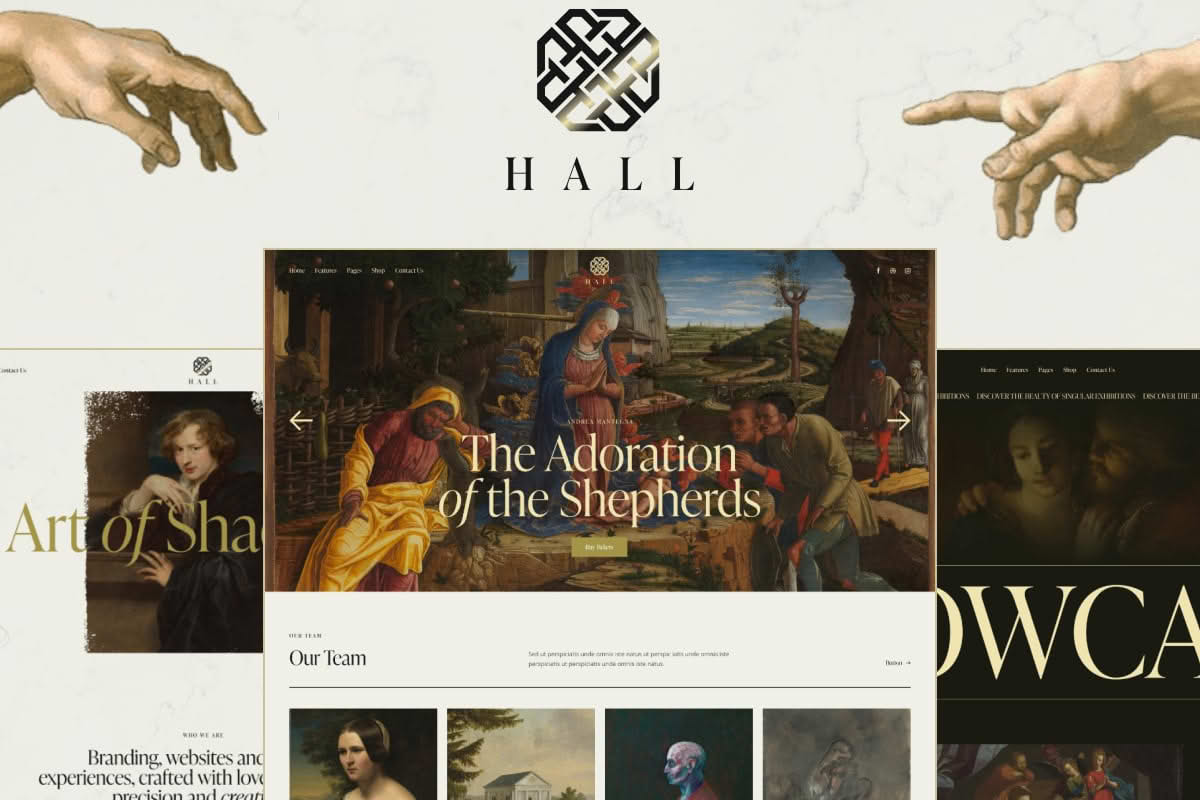 Download Hall - Museum and Art Gallery WordPress Theme GPL WordPress Plugin