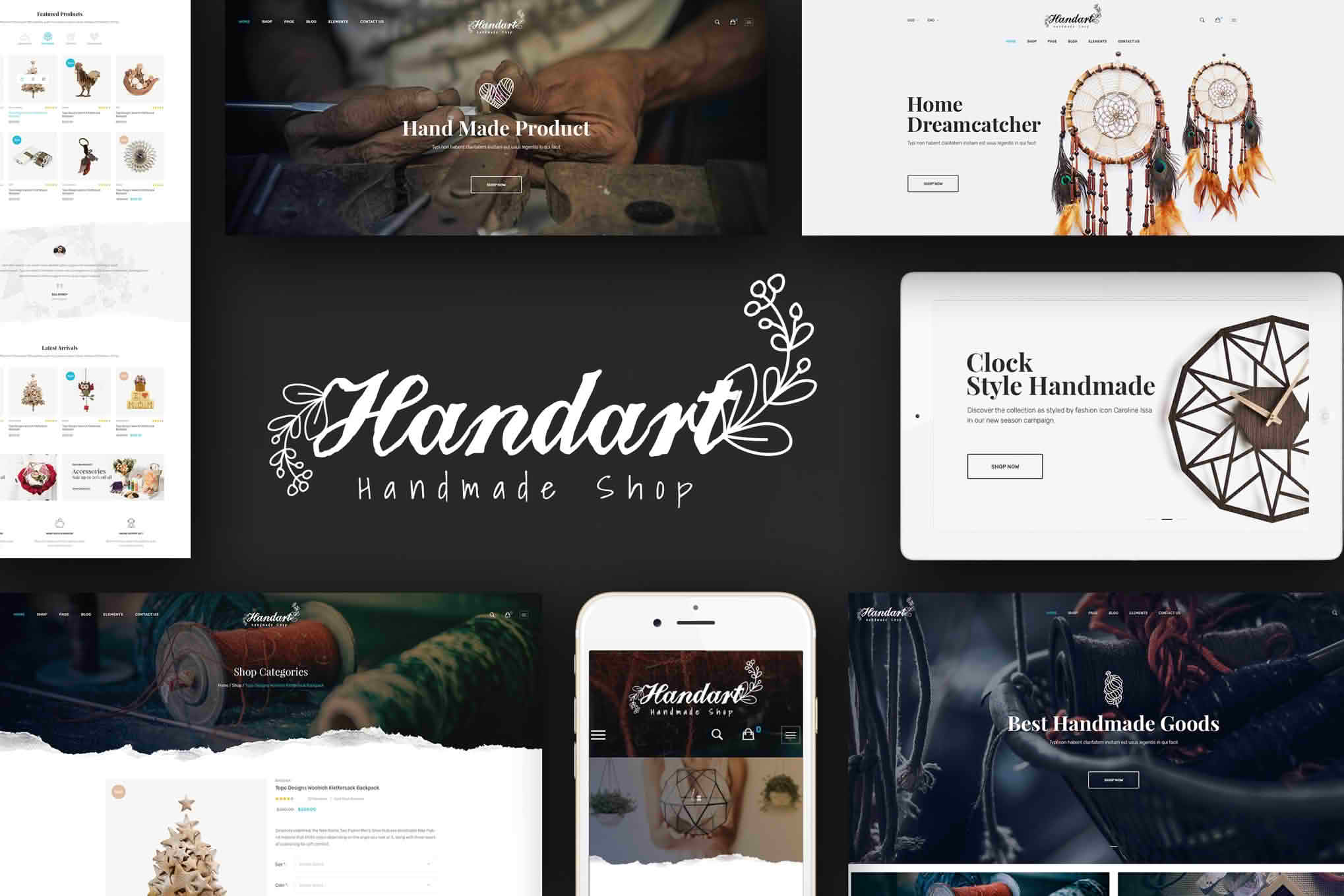 Download Handart - Handmade Theme for WooCommerce WordPress GPL WordPress Plugin