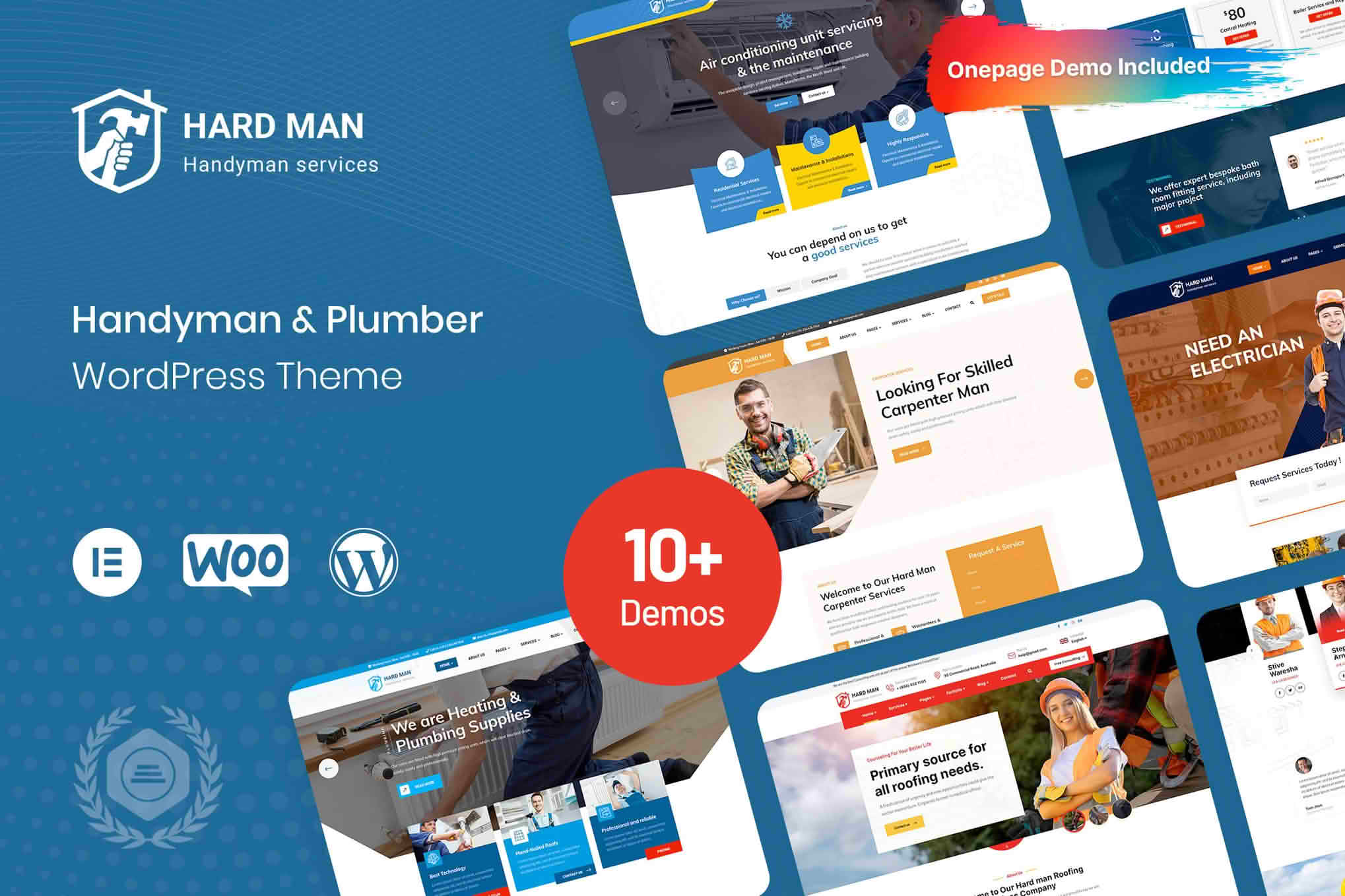 Download Hardman - Handyman & Plumber WordPress Theme GPL WordPress Plugin
