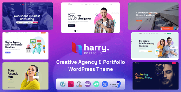 Download Harry - Creative Agency & Portfolio WordPress Theme GPL WordPress Plugin