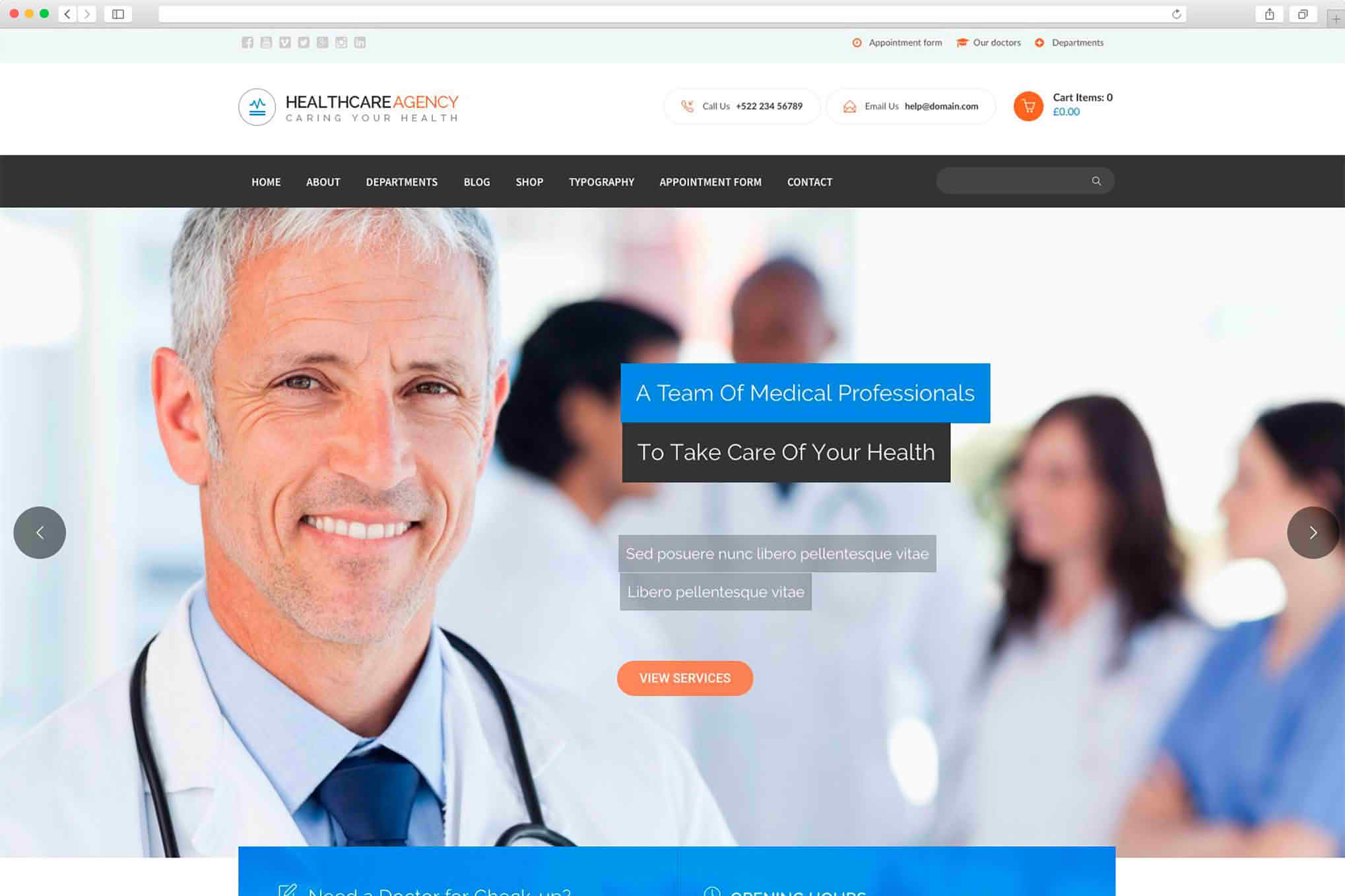 Download Health Care - Medical Hospital Theme GPL WordPress Plugin