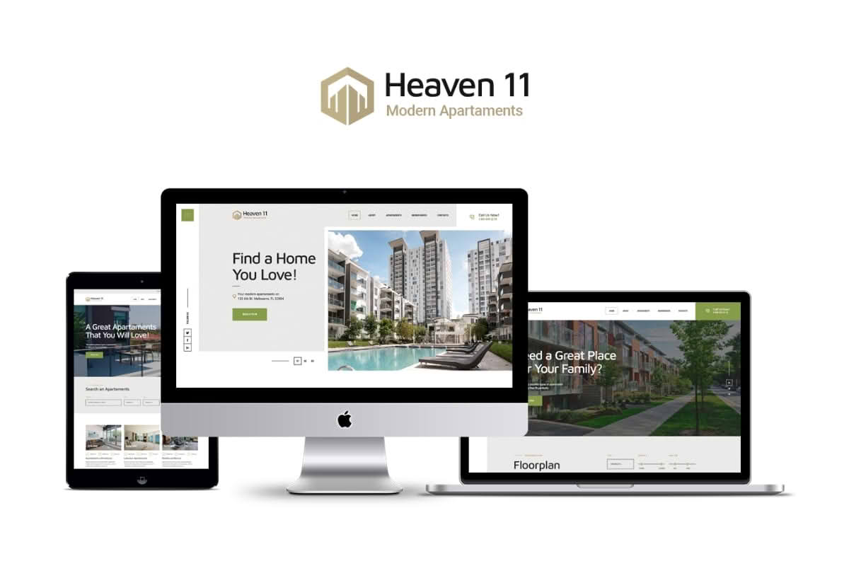 Download Heaven11 | Property & Apartment Real Estate WordPress Theme GPL WordPress Plugin