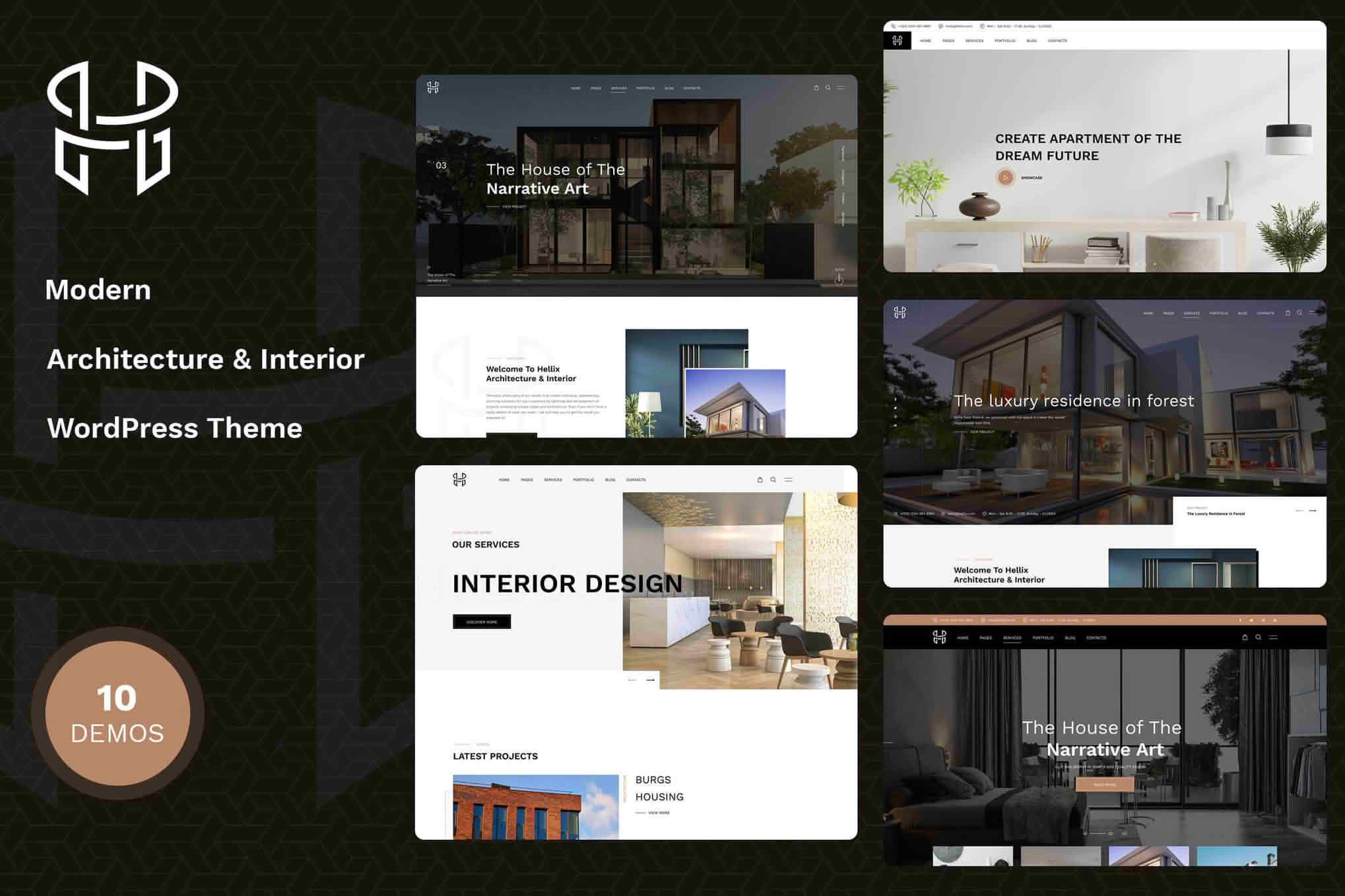 Download Hellix - Modern Architecture & Interior Design WordPress Theme GPL WordPress Plugin