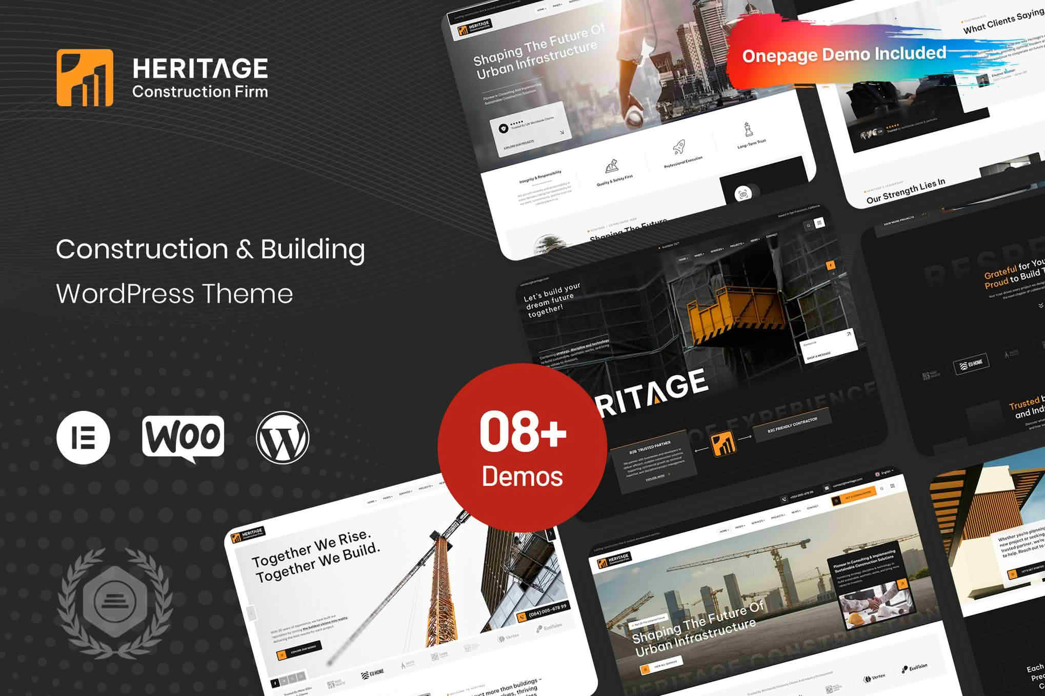 Heritage - Construction & Building WordPress Theme