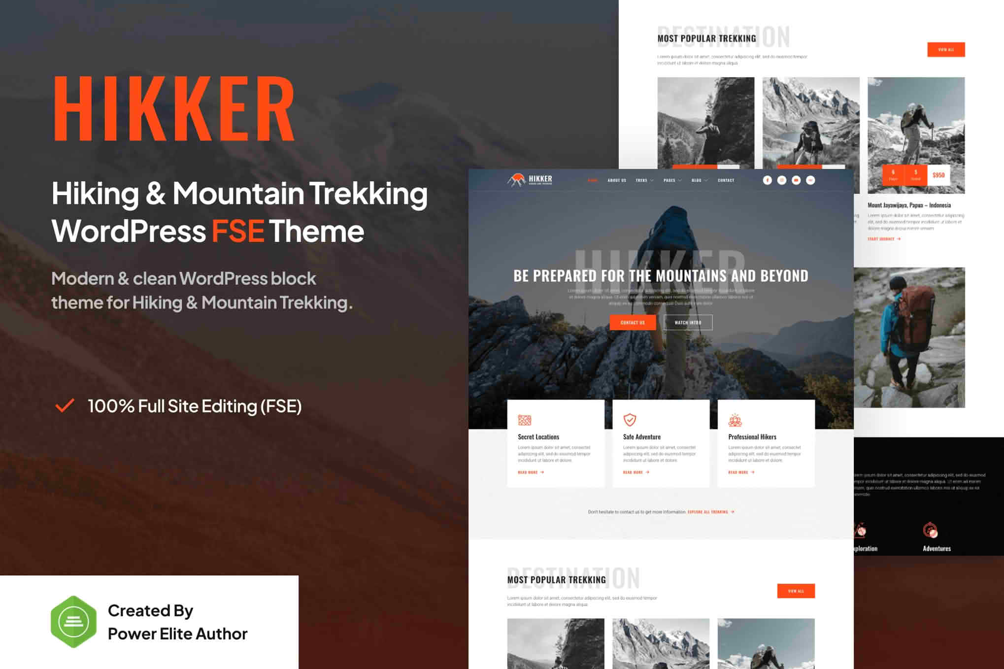 Download Hikker – Hiking & Mountain Trekking FSE WordPress Theme GPL WordPress Plugin