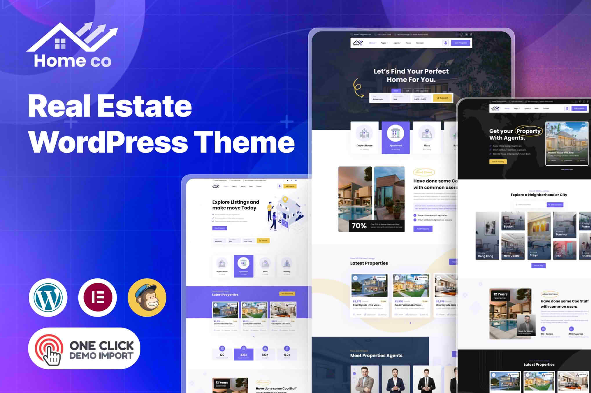 Download Homeco - WordPress Real Estate Theme GPL WordPress Plugin