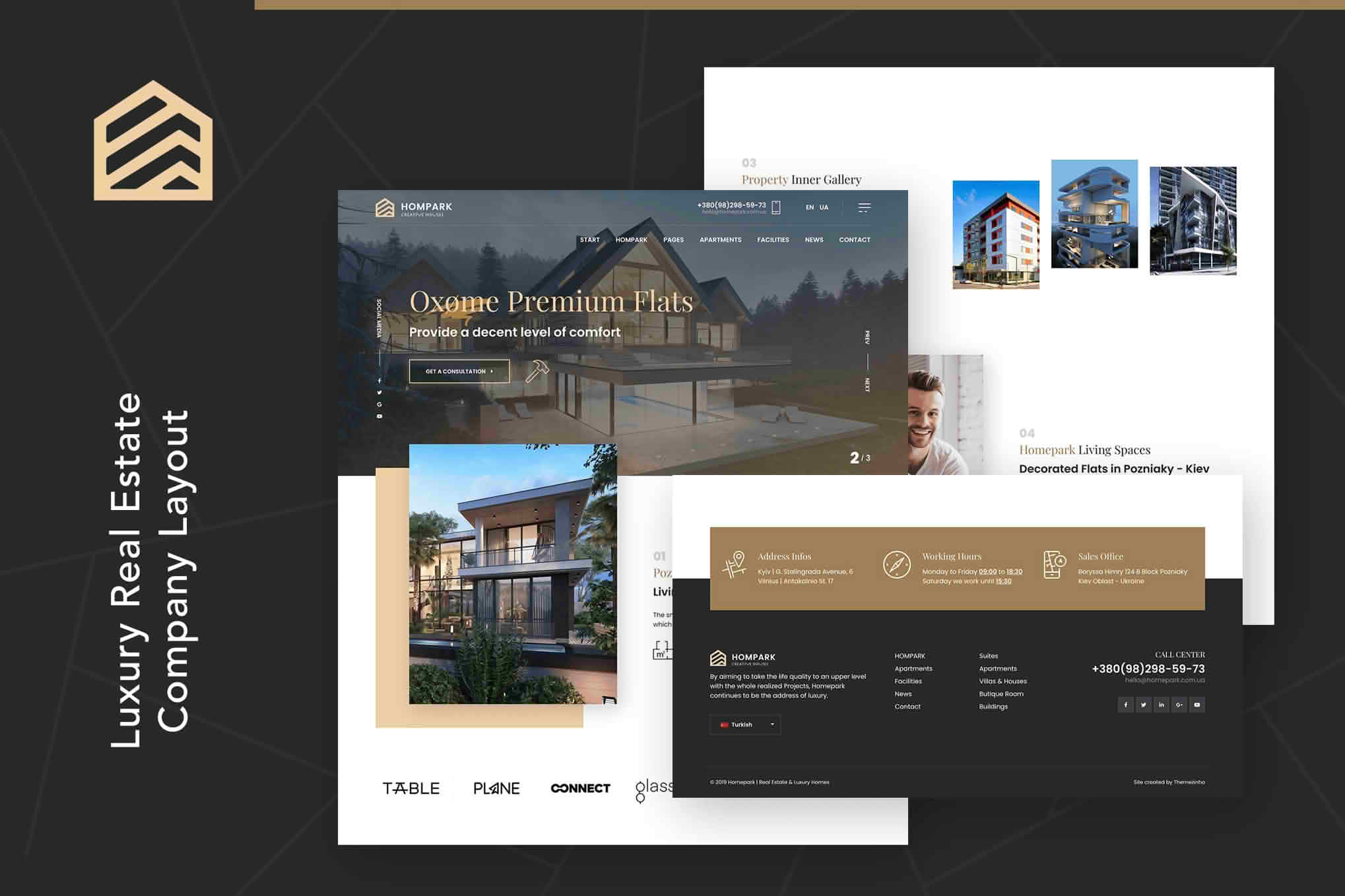 Download Hompark | Real Estate & Luxury Homes Theme GPL WordPress Plugin