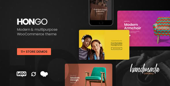 Download Hongo - Modern & Multipurpose WooCommerce WordPress Theme GPL WordPress Plugin