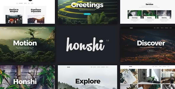Download Honshi - WordPress Simple Portfolio Theme GPL WordPress Plugin