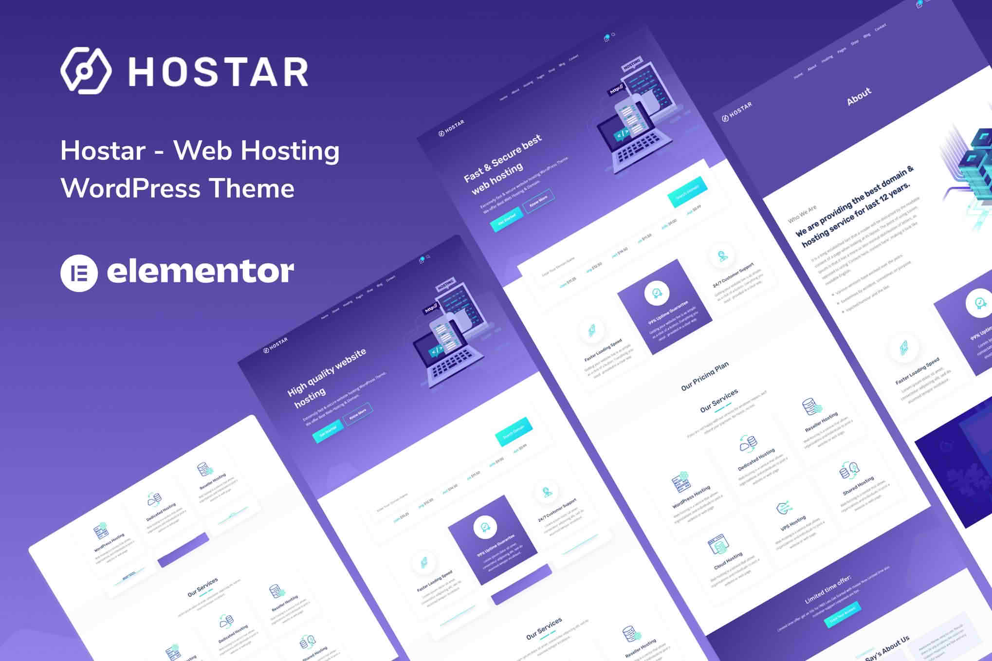 Download Hostar - Web Hosting WordPress Theme GPL WordPress Plugin