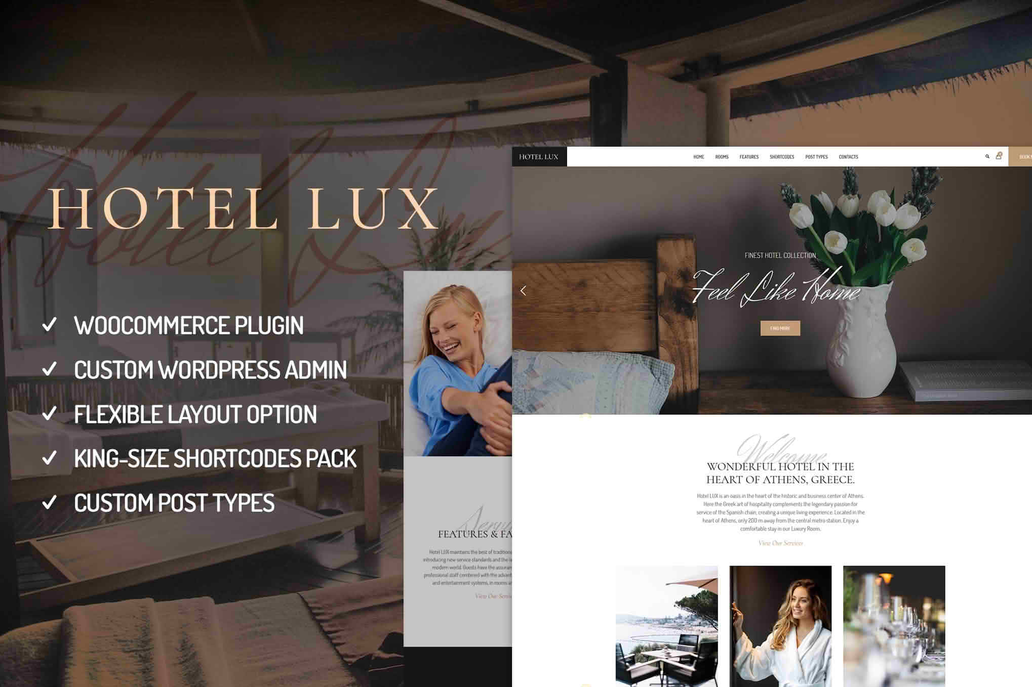 Download Hotel Lux - Resort & SPA WordPress Theme GPL WordPress Plugin