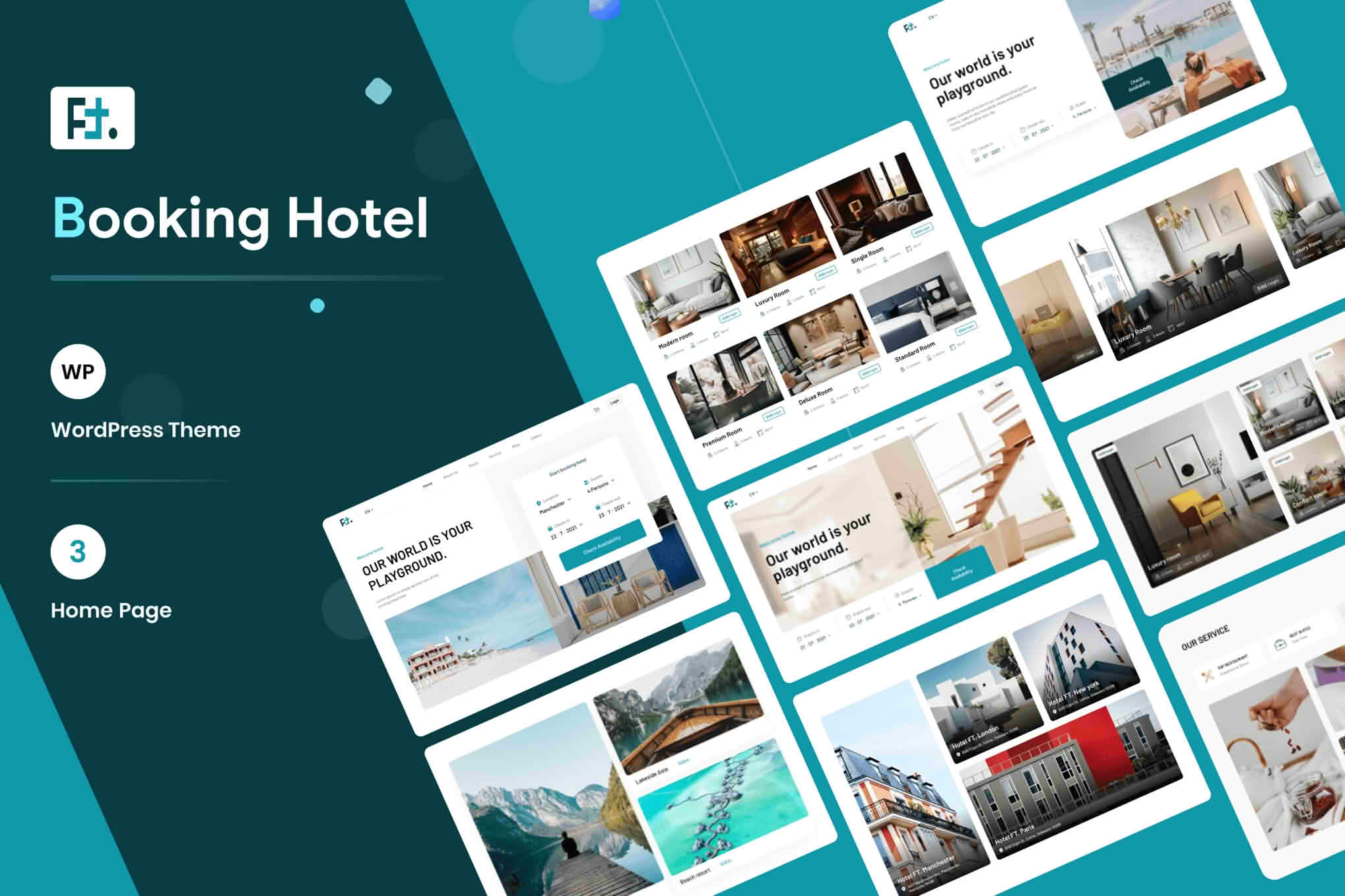 Download HotelFT - Hotel Booking WordPress Theme GPL WordPress Plugin