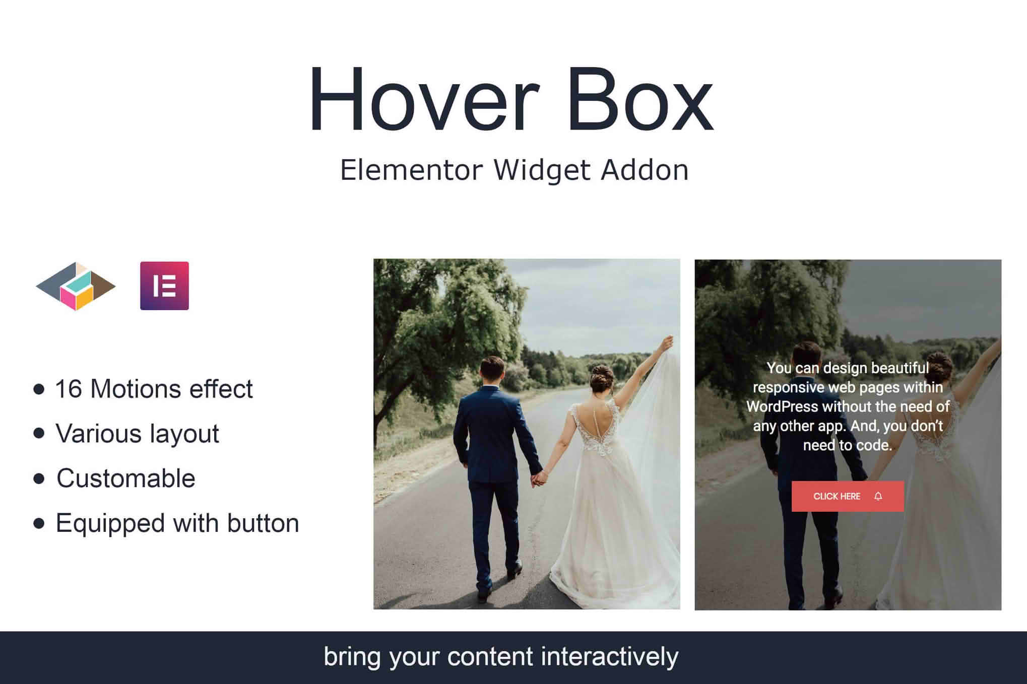Download Hover Box Elementor Page Builder Addon
