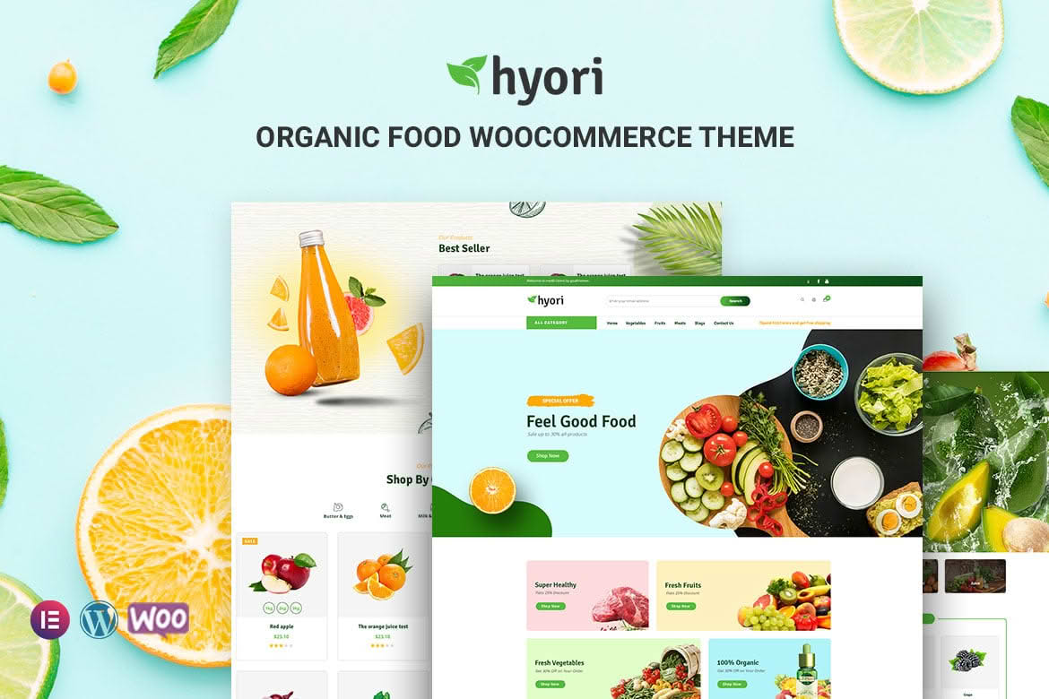 Download Hyori - Organic Food WooCommerce Theme GPL WordPress Plugin
