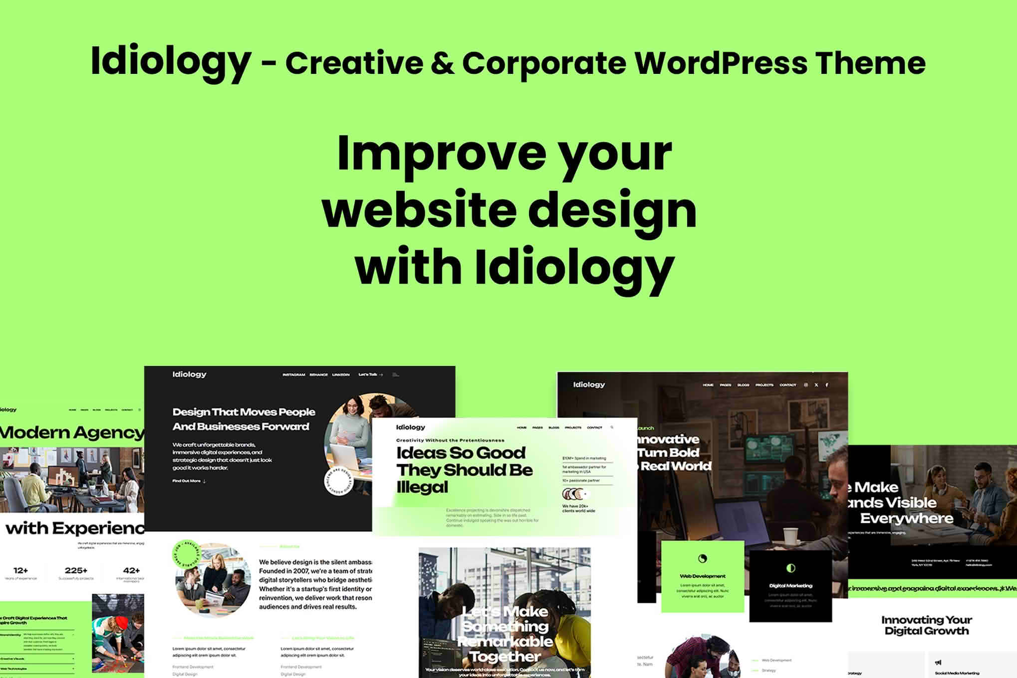 Idiology - Creative & Corporate WordPress Theme