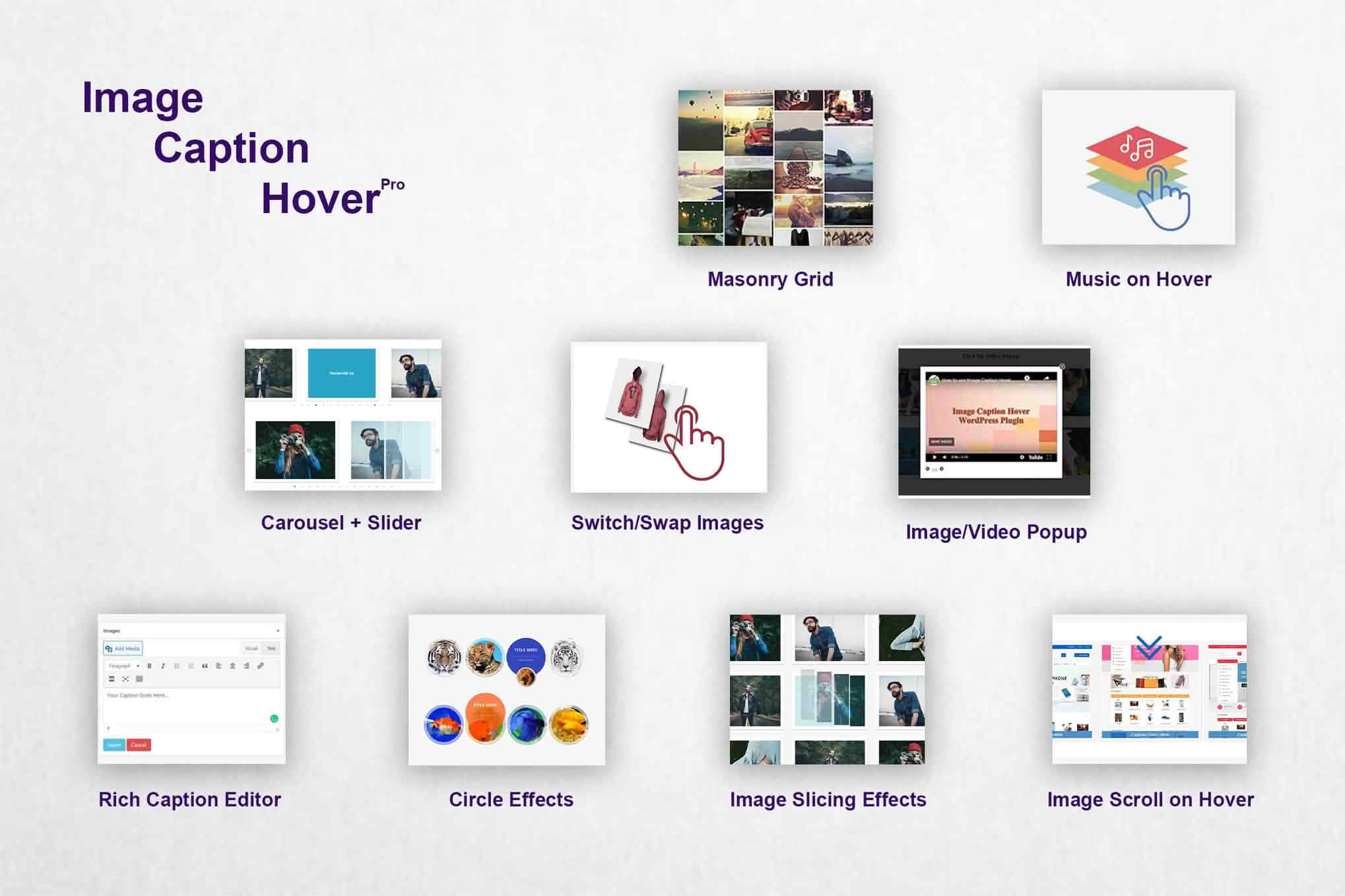 Download Image Caption Hover Pro