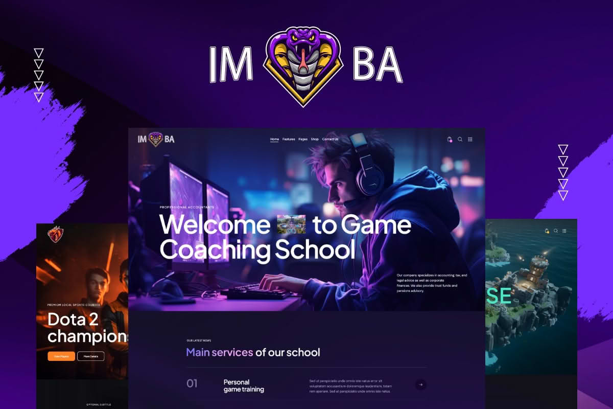 Download Imba — Esports & Gaming Cyber WordPress Theme GPL WordPress Plugin