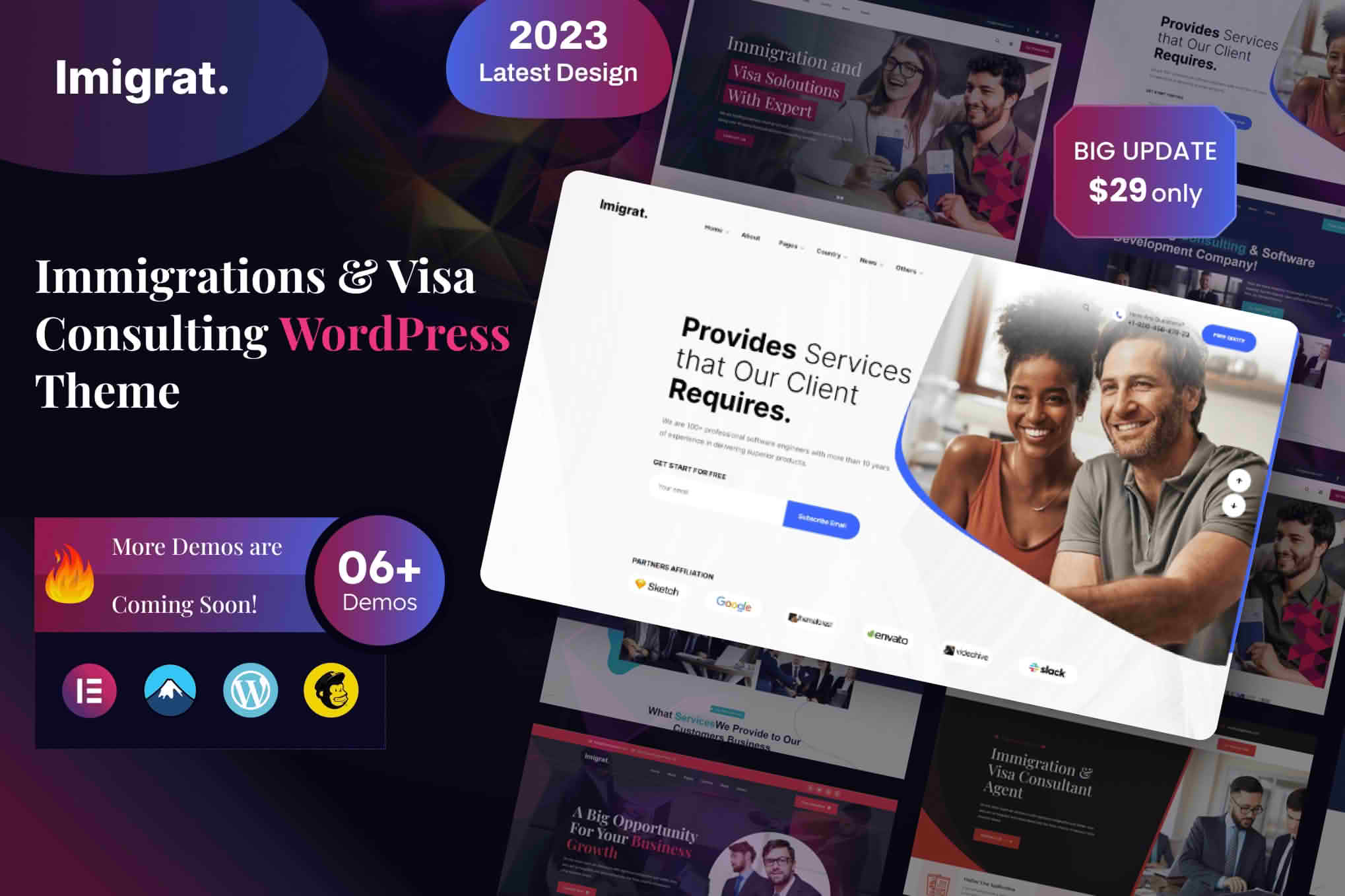 Download Imigrat - Immigration & Visa Consulting GPL WordPress Plugin