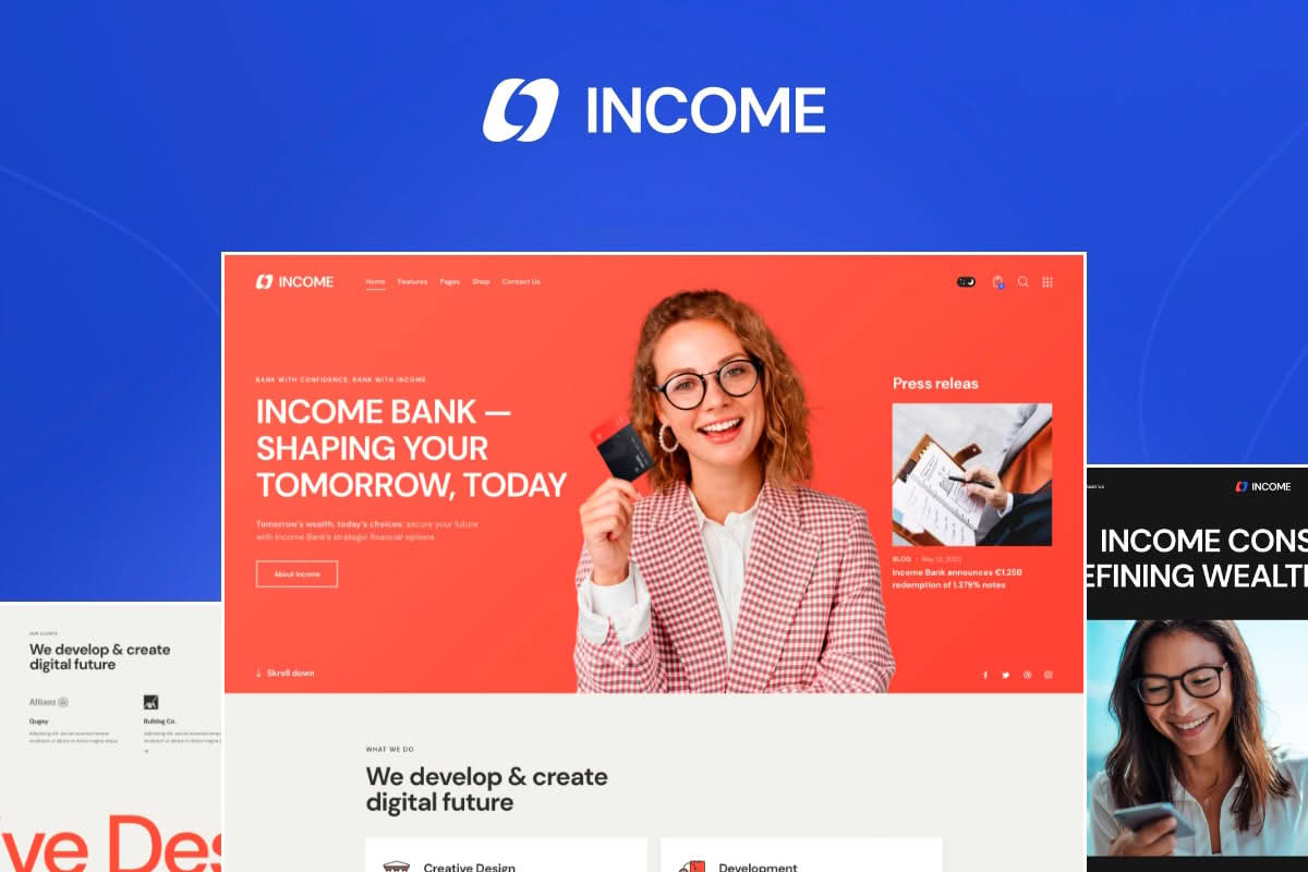 Download Income - Finance & Consulting Business WordPress Theme GPL WordPress Plugin