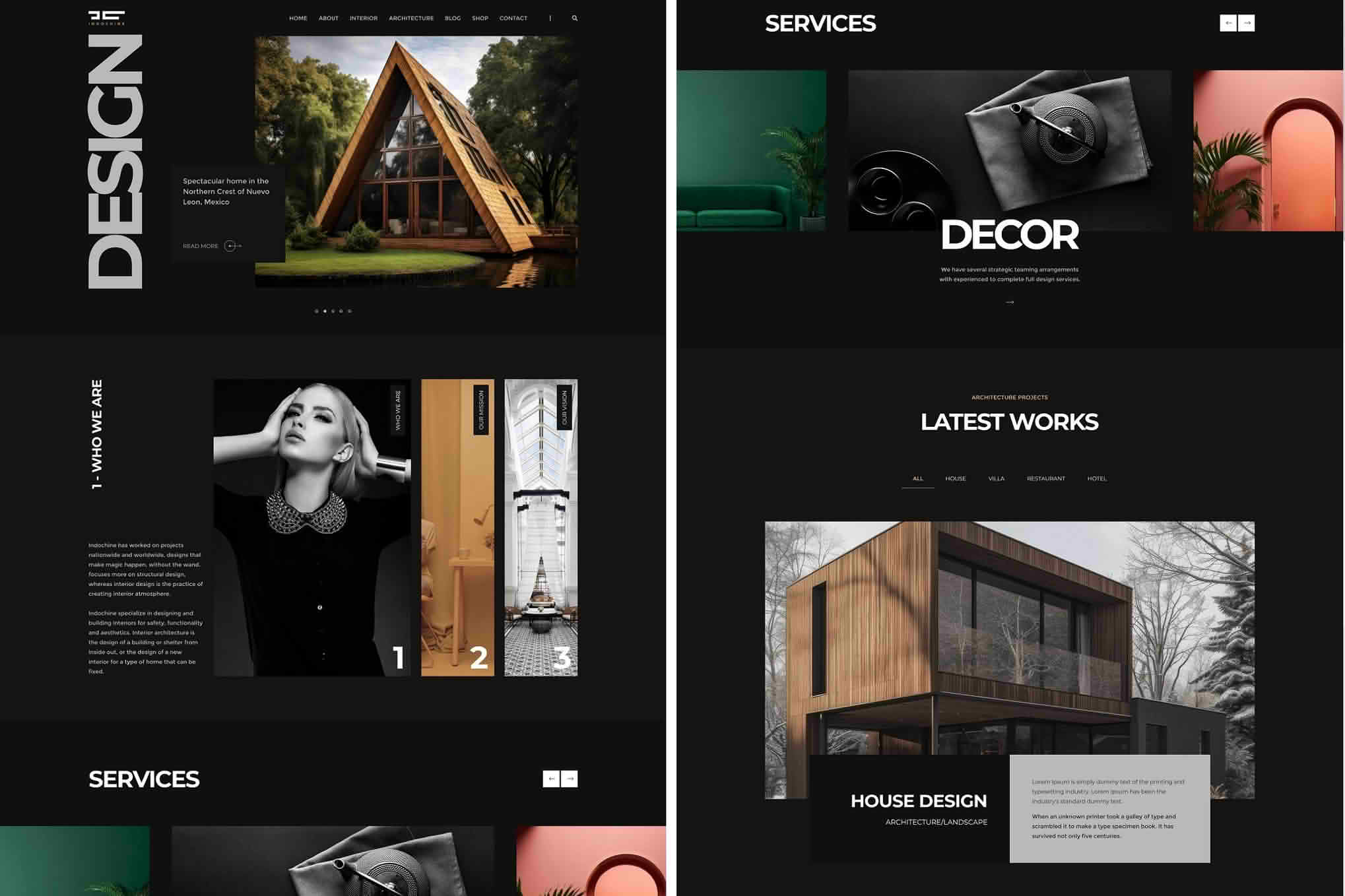 Download Indochine - Architecture and Interiors WordPress Theme GPL WordPress Plugin
