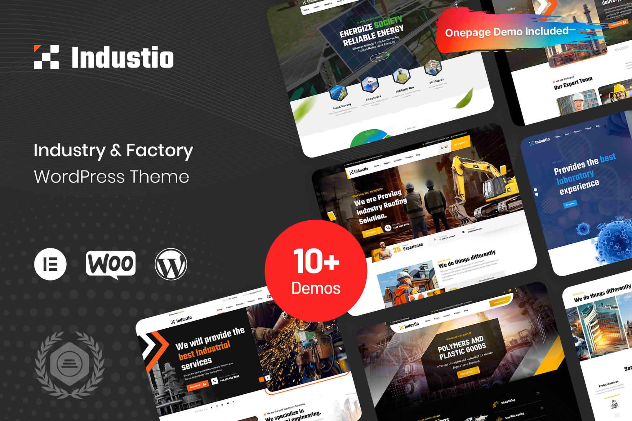 Download Industio - Industry & Factory WordPress Theme GPL WordPress Plugin