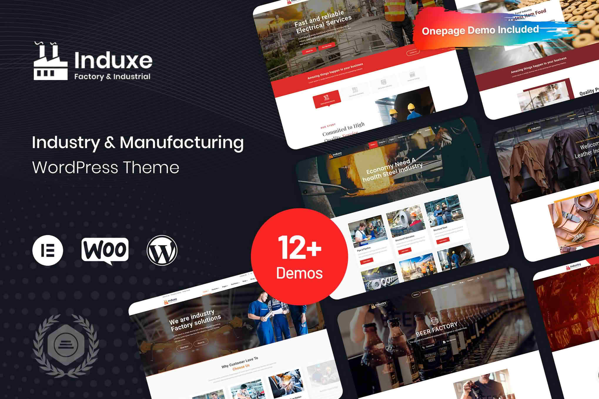 Download Induxe - Industry & Manufacturing WordPress Theme GPL WordPress Plugin