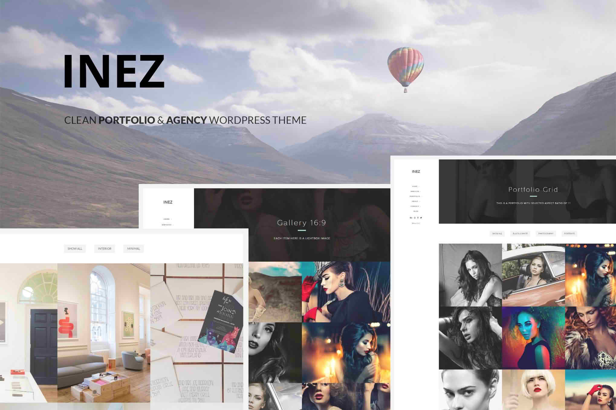 Download Inez - Clean Portfolio & Agency Theme GPL WordPress Plugin