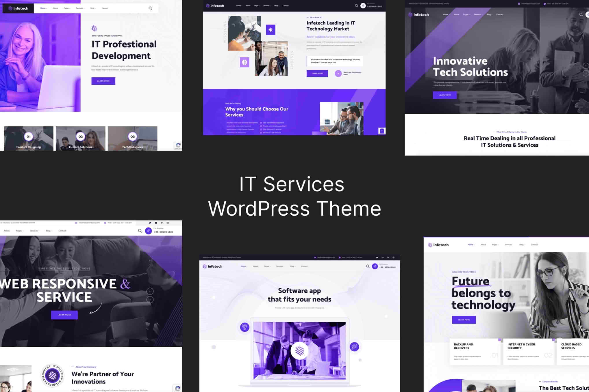Download Infetech - IT Services WordPress Theme GPL WordPress Plugin