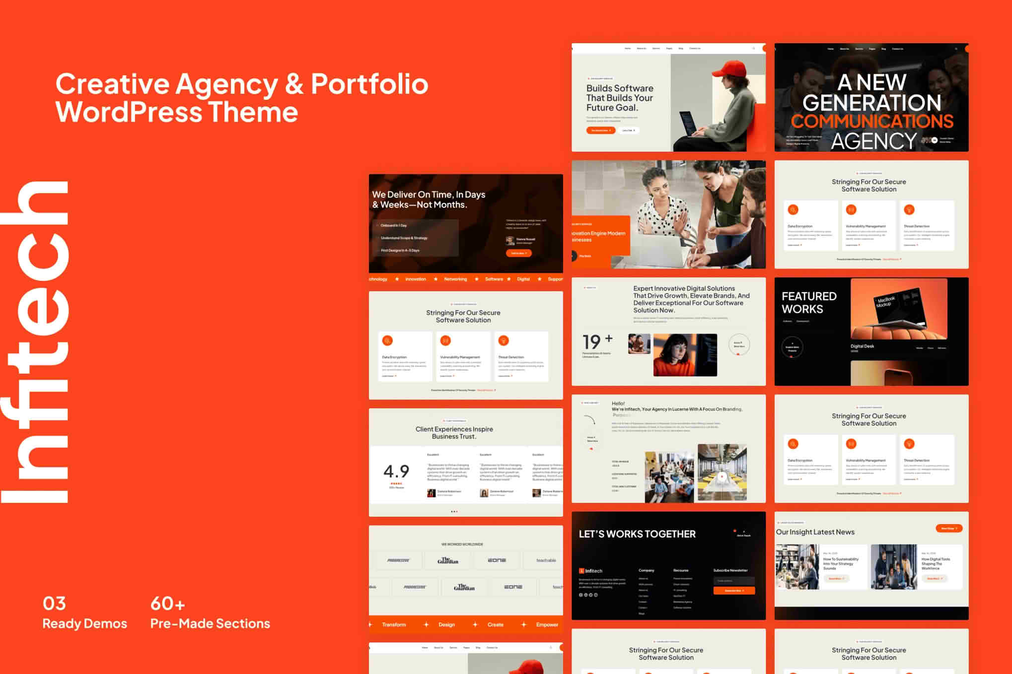 Infitech - Creative Agency & Portfolio WordPress