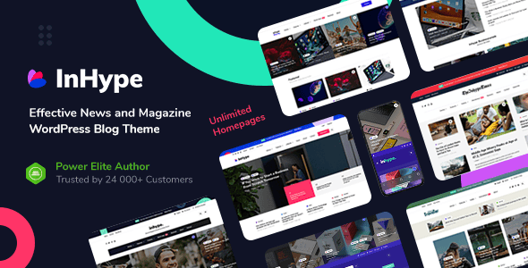 Download InHype - Blog & Magazine WordPress Theme GPL WordPress Plugin