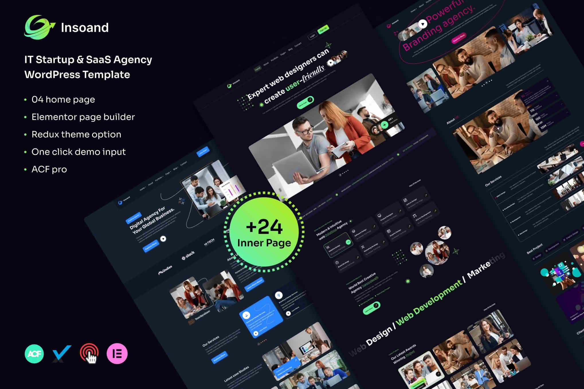 Download Insoand - IT Startup & SaaS Agency WordPress Theme GPL WordPress Plugin