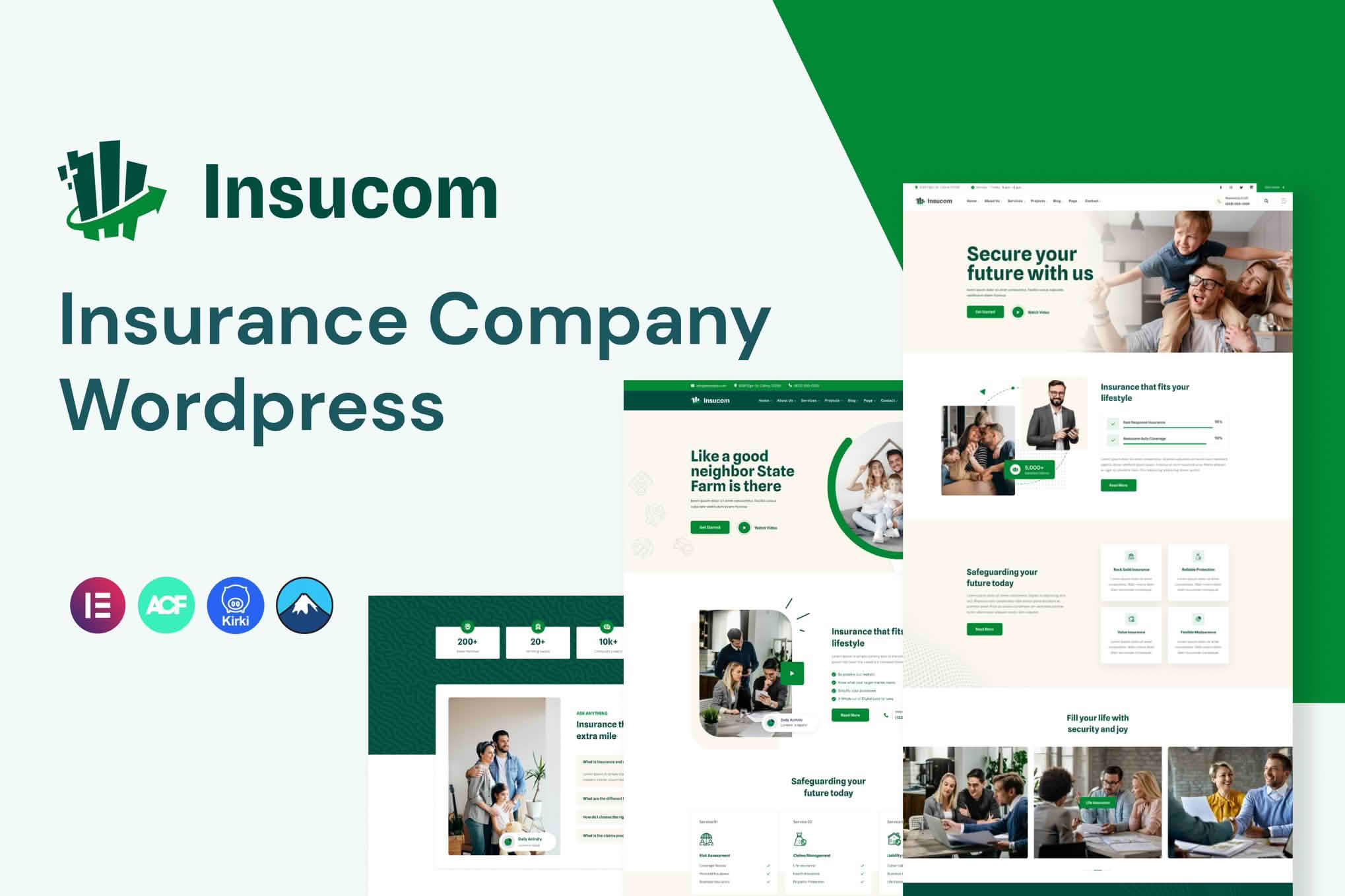 Download Insucom - Insurance WordPress Theme GPL WordPress Plugin
