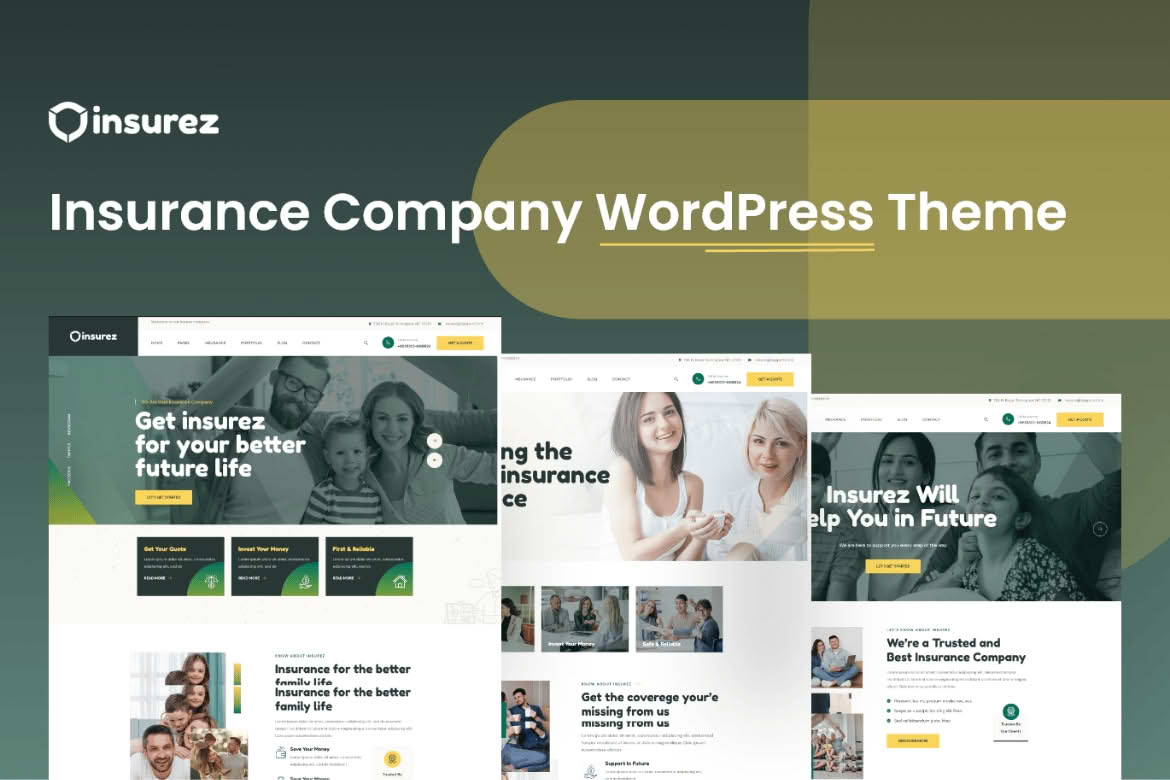 Download Insurez - Insurance Company WordPress Theme GPL WordPress Plugin